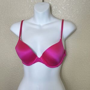 Victoria’s Secret Biofit Demi Uplift Push-up Bra Pink 34c
